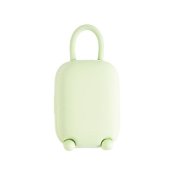 Віброяйце та вакуумний стимулятор для клітора 2в1 BeYourLover Magic Suitcase в зарядному кейсі, зелений