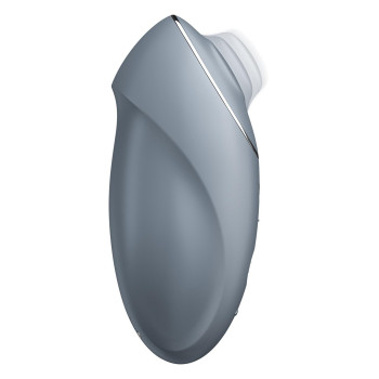 Вібратор для клітора Satisfyer Tap & Climax 1 з вібрацією та постукуванням, сірий