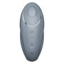 Вібратор для клітора Satisfyer Tap & Climax 1 з вібрацією та постукуванням, сірий