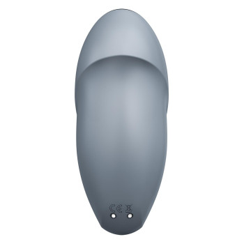 Вібратор для клітора Satisfyer Tap & Climax 1 з вібрацією та постукуванням, сірий