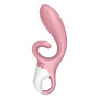 Вибратор-кролик Satisfyer Hug Me с подключением к приложению, розовый
