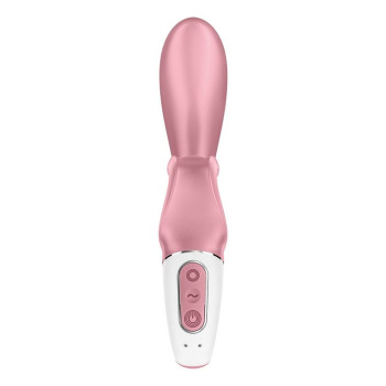 Вибратор-кролик Satisfyer Hug Me с подключением к приложению, розовый