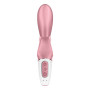 Вибратор-кролик Satisfyer Hug Me с подключением к приложению, розовый