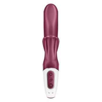 Стимулятор точки G и клитора Satisfyer Love me с вибрацией, бордовый