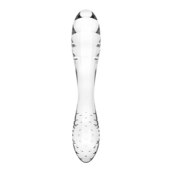 Скляний фалоімітатор Satisfyer Dazzling Crystal 1 Transparent прозорий