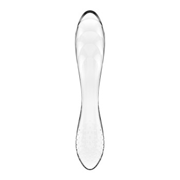 Скляний фалоімітатор Satisfyer Dazzling Crystal 1 Transparent прозорий