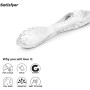 Скляний фалоімітатор Satisfyer Dazzling Crystal 1 Transparent прозорий
