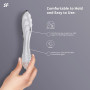 Скляний фалоімітатор Satisfyer Dazzling Crystal 1 Transparent прозорий