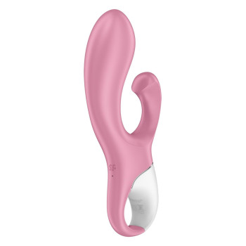 Вібратор кролик Satisfyer Air Pump Bunny 2 з технологією тиску повітря, рожевий