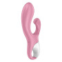 Вібратор кролик Satisfyer Air Pump Bunny 2 з технологією тиску повітря, рожевий