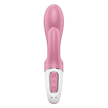 Вібратор кролик Satisfyer Air Pump Bunny 2 з технологією тиску повітря, рожевий