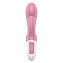 Вібратор кролик Satisfyer Air Pump Bunny 2 з технологією тиску повітря, рожевий
