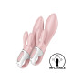 Надувной вибратор-кролик Satisfyer Air Pump Bunny 3 розовый