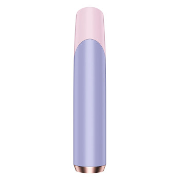 Мініатюрний вакуумний стимулятор клітора Satisfyer Bold Kiss рожево-бузковий