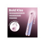 Мініатюрний вакуумний стимулятор клітора Satisfyer Bold Kiss рожево-бузковий