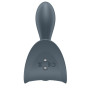 Тонкая, каплевидная пробка Satisfyer Booty Absolute Beginners 2 с вибрацией, серая