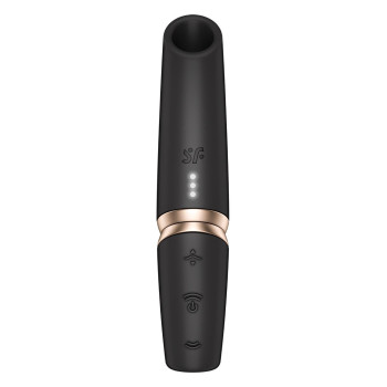 Кліторальний безконтактний масажер Satisfyer Perfect Kiss чорний