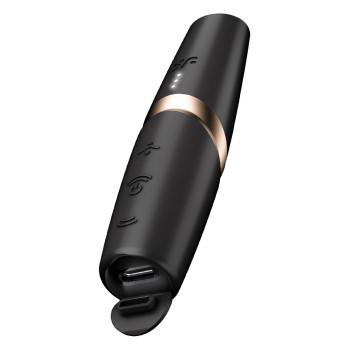 Кліторальний безконтактний масажер Satisfyer Perfect Kiss чорний