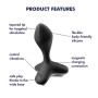 Вібро анальний плаг Satisfyer Game Changer чорний