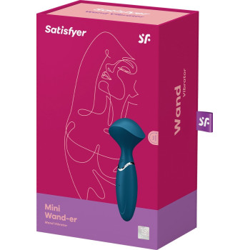 Універсальний компактний масажер Satisfyer Mini Wand-er синій