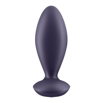 Невеликий анальний смарт-стимулятор Satisfyer Power Plug з вібрацією, фіолетовий