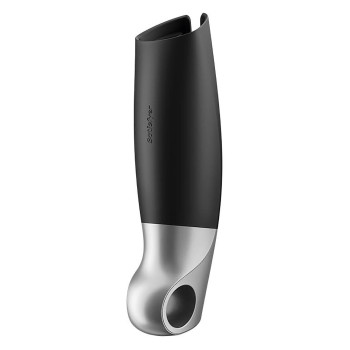Смарт-мастурбатор Satisfyer Power Masturbator для використання на верхній половині пеніса, чорний