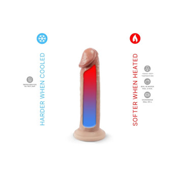 Фаллоімітатор термореактивний реалістичний Silexd Premium Real Skin Model 2 (6") на присосці, бежевий