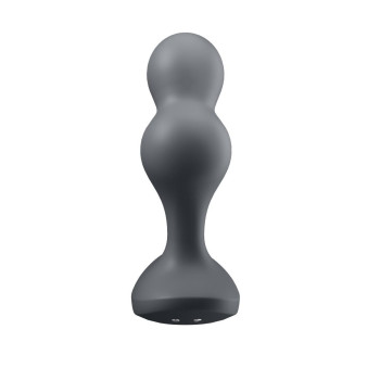 Віброанальна смарт пробка Satisfyer Connect Deep Diver сірий
