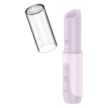 Стимулятор хвилевої клітора Satisfyer Secret Kiss у формі помади, рожевий