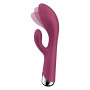 Вібратор-кролик Satisfyer Spinning Rabbit 1 для точки G та клітора, червоний