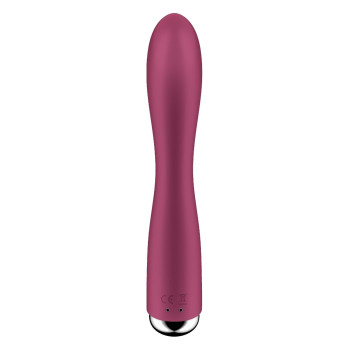 Вібратор-кролик Satisfyer Spinning Rabbit 1 для точки G та клітора, червоний