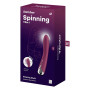 Вібратор для точки G Satisfyer Spinning Vibe 1 із ротацією, червоний