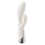 Вібратор-кролик Satisfyer Spinning Rabbit 1 для точки G та клітора, молочний