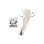 Вібратор-кролик Satisfyer Spinning Rabbit 1 для точки G та клітора, молочний
