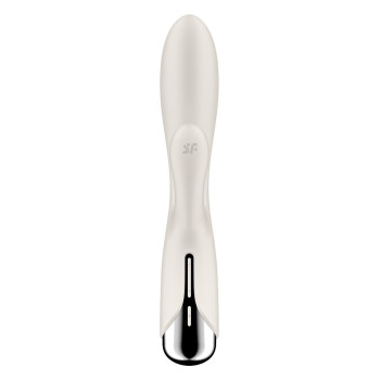 Вібратор-кролик Satisfyer Spinning Rabbit 1 для точки G та клітора, молочний
