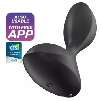 Анальная смарт пробка Satisfyer Sweet Seal с вибрацией черная