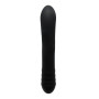Вібратор-кролик Adrien Lastic Twister з ротацією, чорний