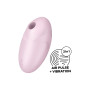 Вакуумный стимулятор клитора Satisfyer Vulva Lover 3 с вибрацией, розовый