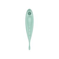 Вибратор с волновой стимуляцией Satisfyer Twirling Pro с приложением, мятный
