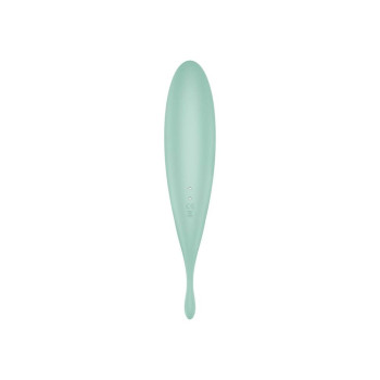 Вибратор с волновой стимуляцией Satisfyer Twirling Pro с приложением, мятный