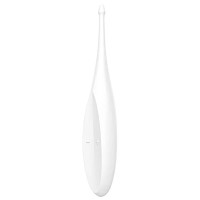 Крапковий вібратор для клітора Satisfyer Twirling Fun білий