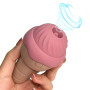 Вібратор та вакуумний стимулятор з язичком Sweet Em 0067F у формі морозива