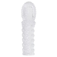 Рельефная насадка на член You2Toys Crystal Skin Verlangerung с закрытой головкой, прозрачная