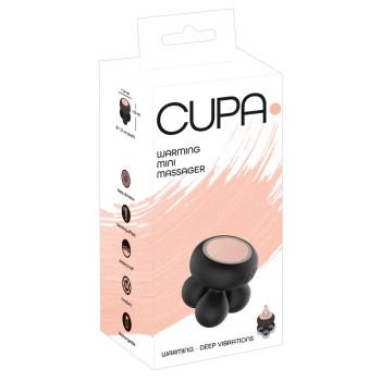 Міні-масажер з функцією підігріву, універсальний CUPA Warming Mini Massager чорний
