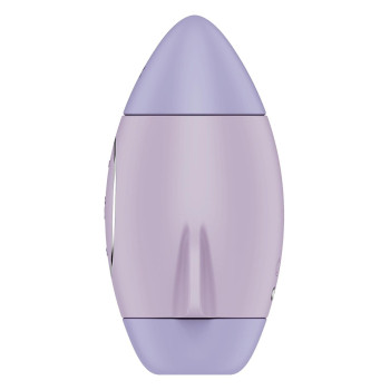 Вибратор Satisfyer Mission Control с вакуумной стимуляцией клитора, фиолетовый