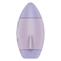 Вибратор Satisfyer Mission Control с вакуумной стимуляцией клитора, фиолетовый