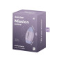 Вибратор Satisfyer Mission Control с вакуумной стимуляцией клитора, фиолетовый