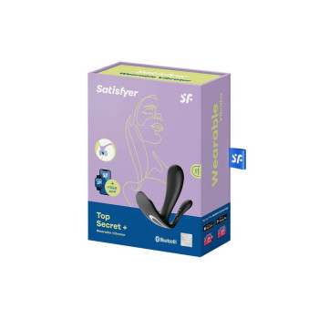 Смарт вібратор у трусики Satisfyer Satisfyer Top Secret+ чорний