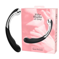 Двосторонній фалоімітатор, масажер точки G Fifty Shades of Grey силікон та метал