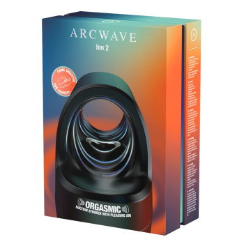 Мастурбатор с пульсацией Arcwave Ion 2 в комплекте с чехлом, черный